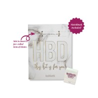 HBD Birthday Cannabis Greeting Card for Stoners