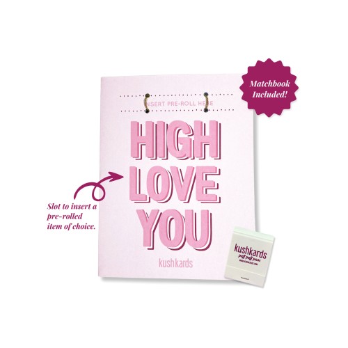 Tarjeta de Saludo High Love You para Ocasiones Especiales