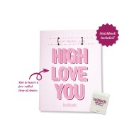 Tarjeta de Saludo High Love You para Ocasiones Especiales