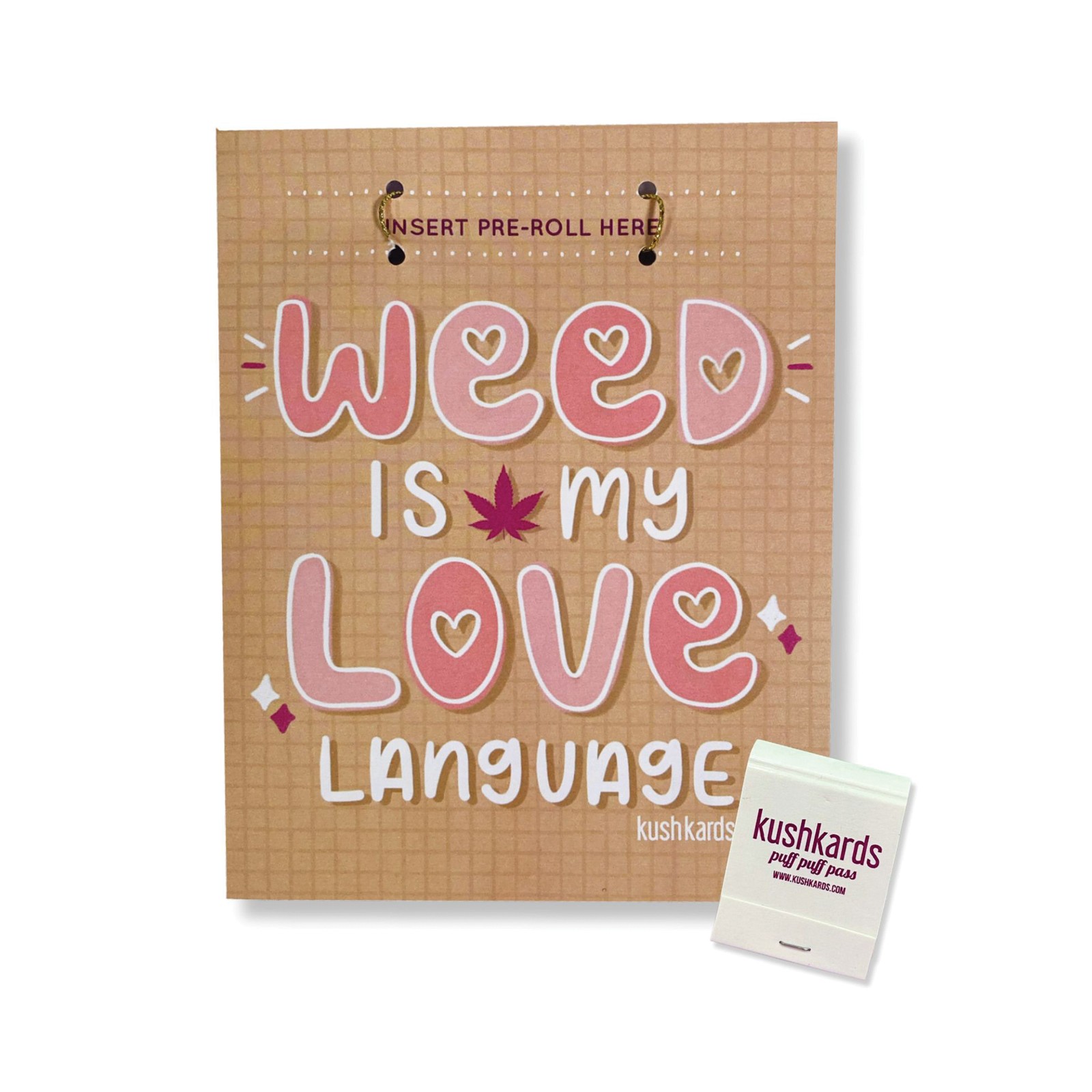 Weed Is My Love Language Greeting Card