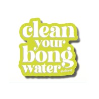 Bong Water Sticker - Pack of 3 Custom Stickers