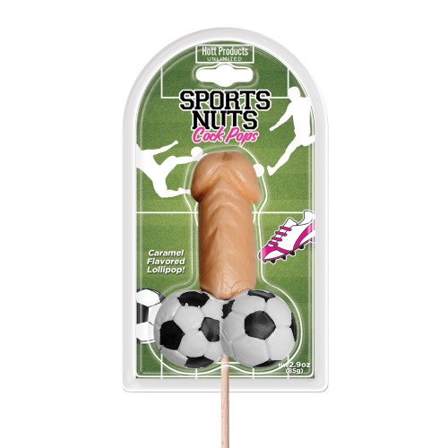 Sports Nuts Cock Pop Soccer Balls Caramel