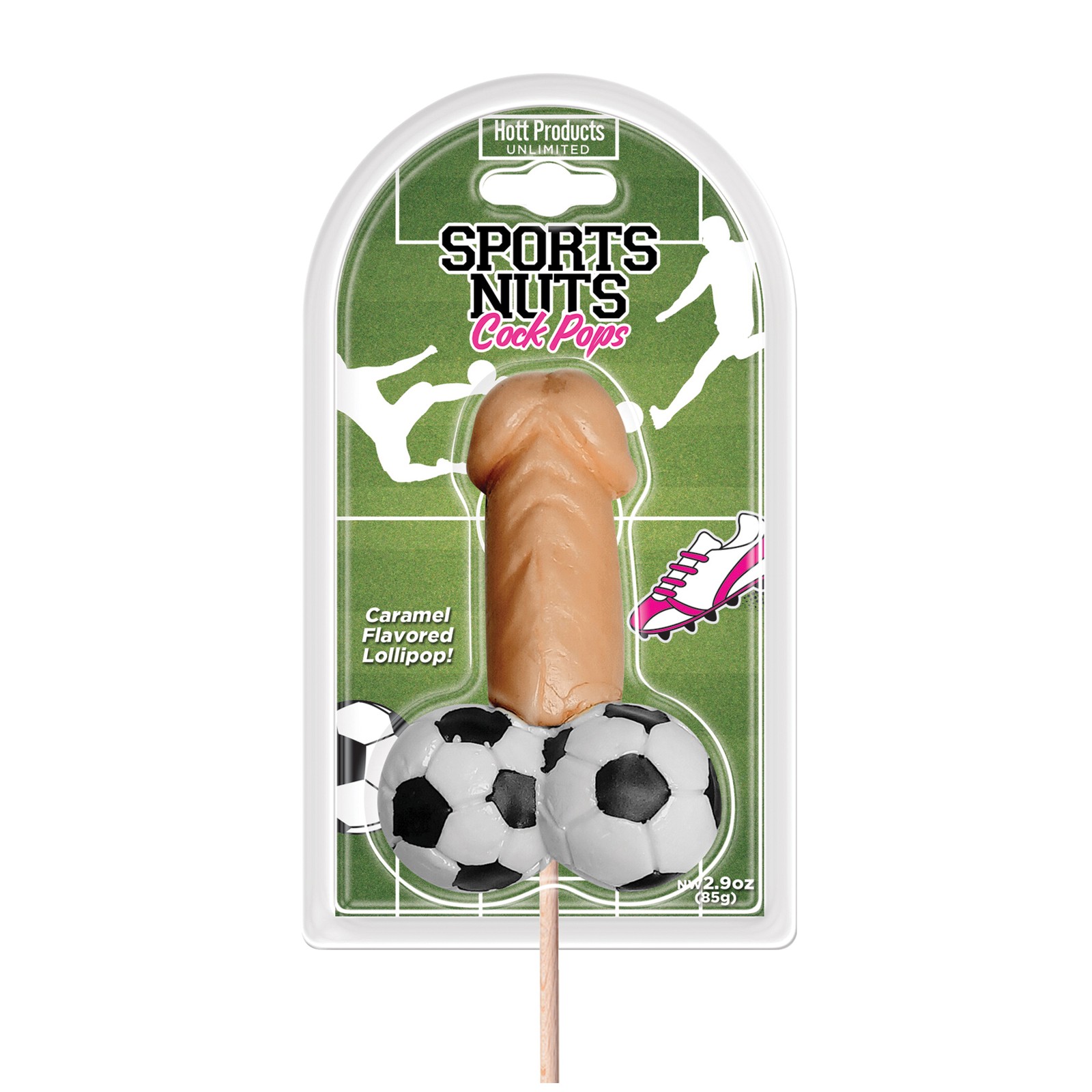 Chupetas Cock Pop de Balones de Fútbol Caramelo