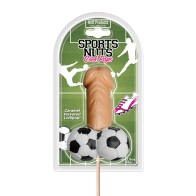 Chupetas Cock Pop de Balones de Fútbol Caramelo