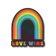 Pack de Stickers Holográficos Love Wins