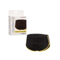 Boxer Brief Boundless - Negro/Amarillo