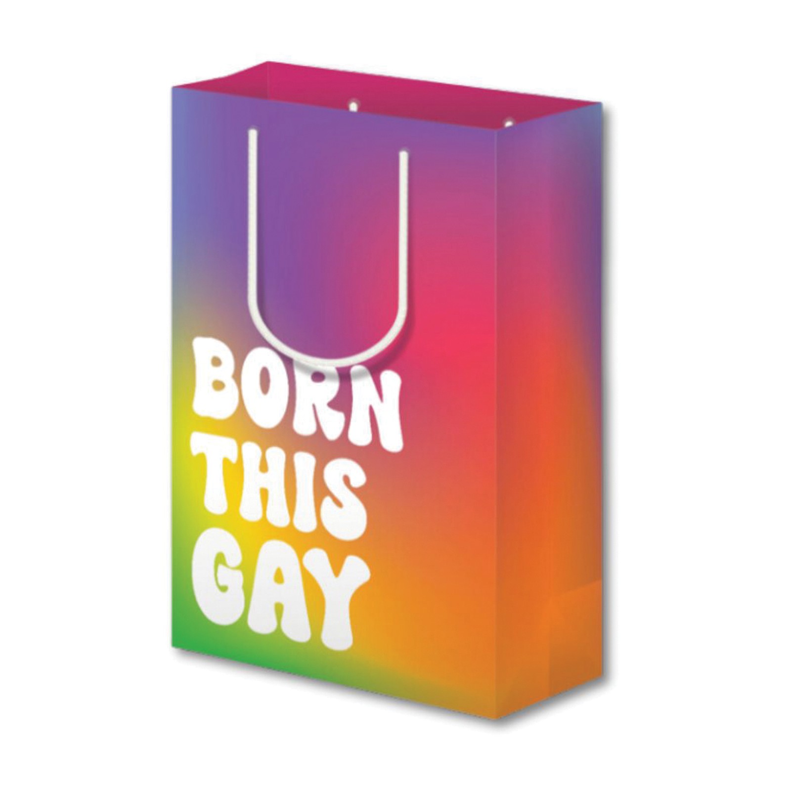 Bolsa de Regalo Grande Born This Gay Pride para Ocasiones Especiales