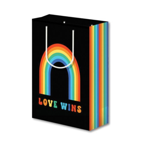 Love Wins Large Gift Bag for Pride Celebration