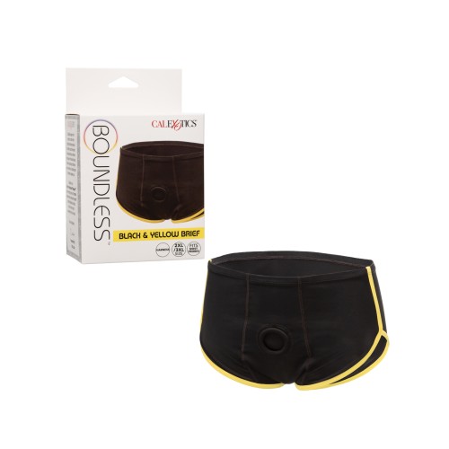 Boundless Boxer Brief - Black/Yellow