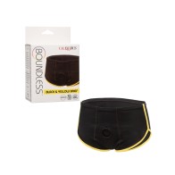 Boxer Brief Boundless - Negro/Amarillo