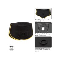 Boxer Brief Boundless - Negro/Amarillo