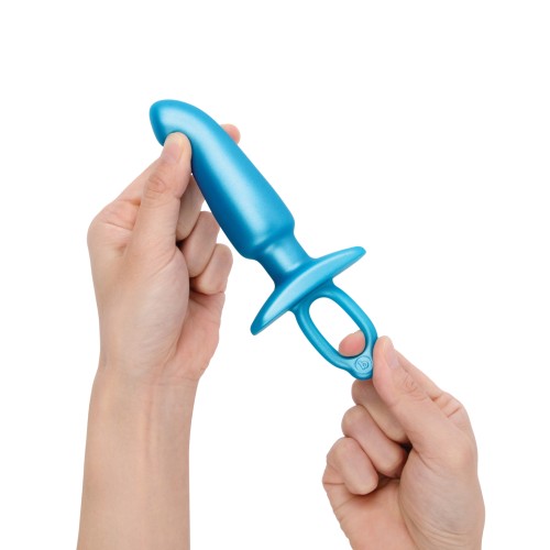 b-Vibe Butties Hither Tapered Prostate Plug - Blue