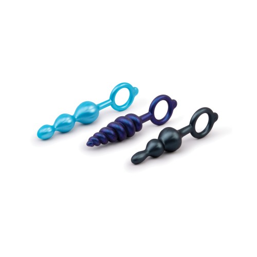 b-Vibe Butties Beaded Anal Plug Set