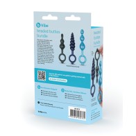 b-Vibe Butties Beaded Anal Plug Set