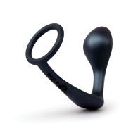 b-Vibe Anillo para el Pene y Plug Prostático Negro