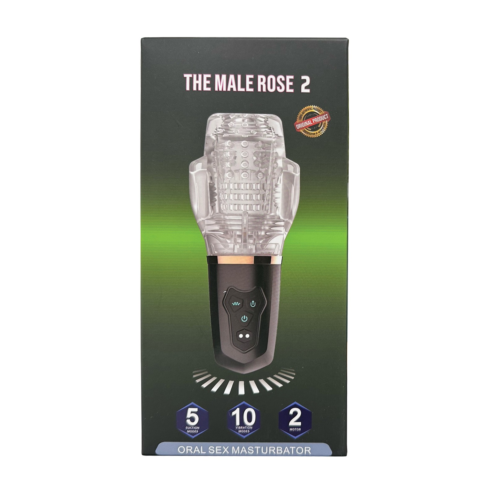 The Male Rose 2 Vibrating Blow Job Sucker