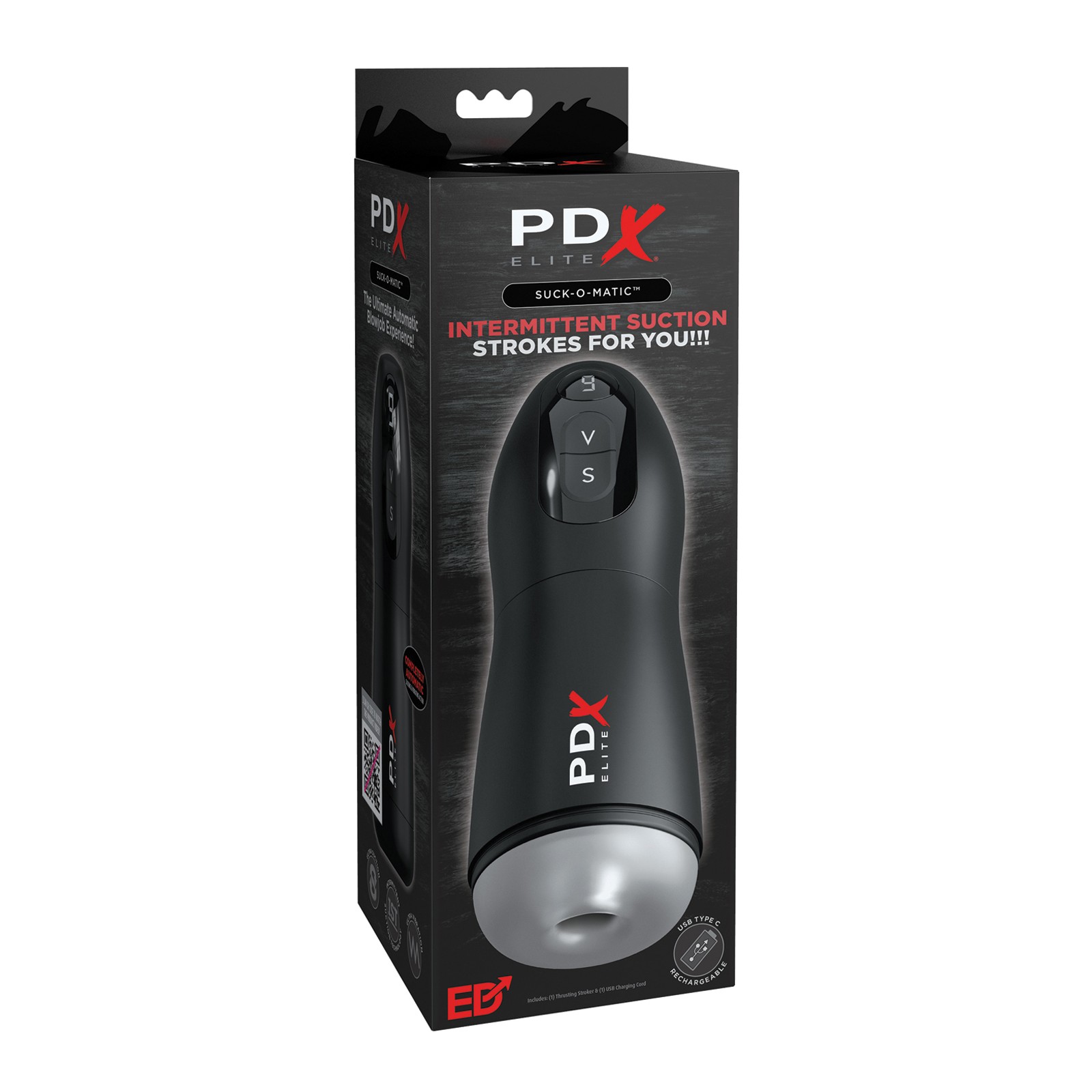 PDX Elite Suck-O-Matic Stroker Vibrating