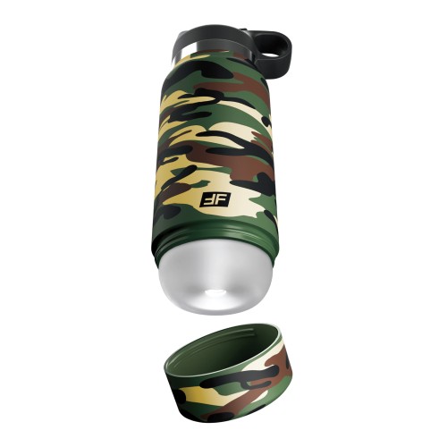 Fap Flask Happy Camper Stroker PDX Plus - Frosted/Camo