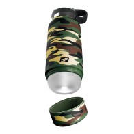 Fap Flask Happy Camper Stroker PDX Plus - Frosted/Camo