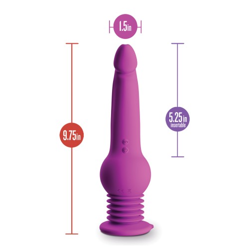 Blush Impressions New York Gyro Quake Dildo - Purple