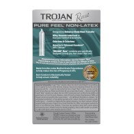 Trojan Raw Pure Feel Non-Latex Condoms Pack of 10