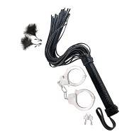 Nasstoys Whip & Cuff Bondage Kit - Beginners Friendly