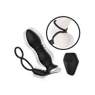 Ass-station Remote Prostate Power Plug Black