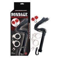 Juego de Bondage Nasstoys Azote Esposas Rojo