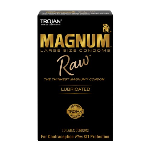 Condones Trojan Magnum Raw - Siente Todo