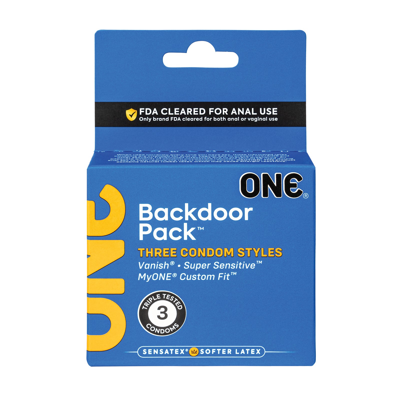 One Backdoor Pack Condoms|Condoms|Intimacy