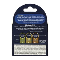 My One Classic Sampler Condoms - Pack of 3