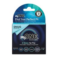 Paquete de Muestras de Condones MyONE Snug Fit - 3 Unidades