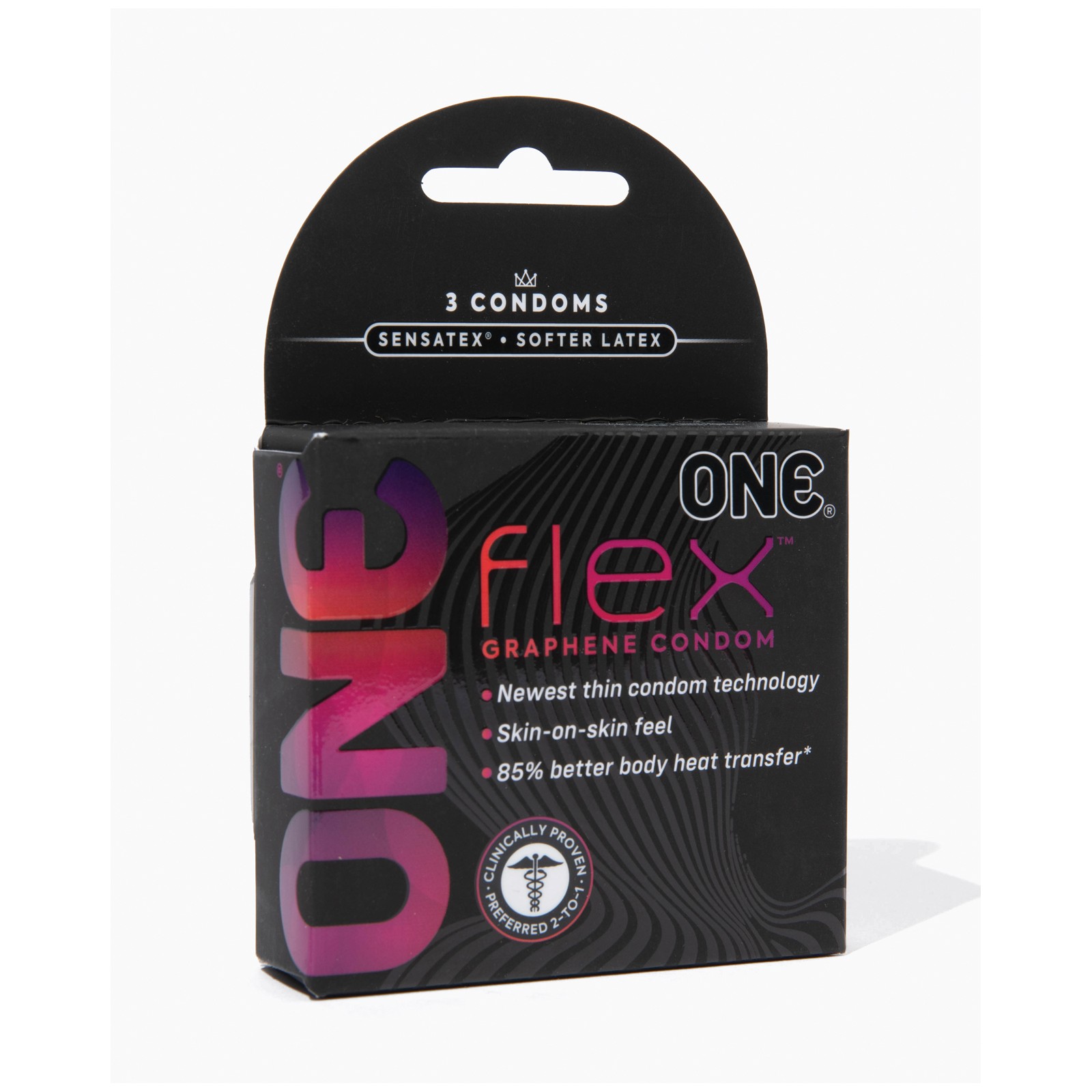 Condones Ultra-Finos One Flex de Grafeno - Paquete de 3