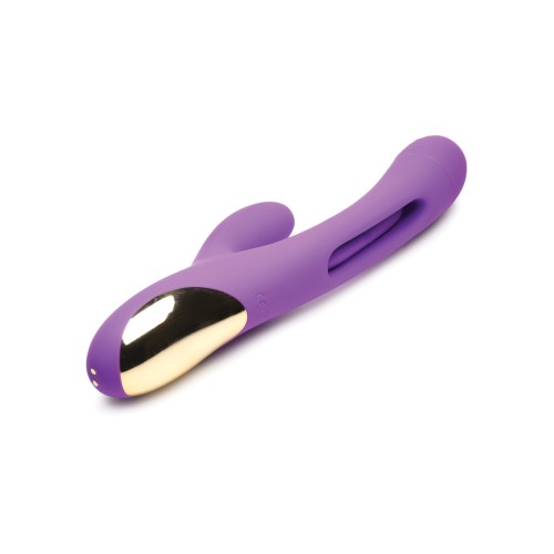 Inmi Tri-Flick Rabbit Vibrator Purple Intense Pleasure