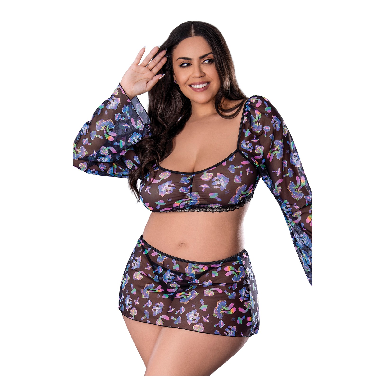 Conjunto de Top Corto y Falda Hazy Dayz