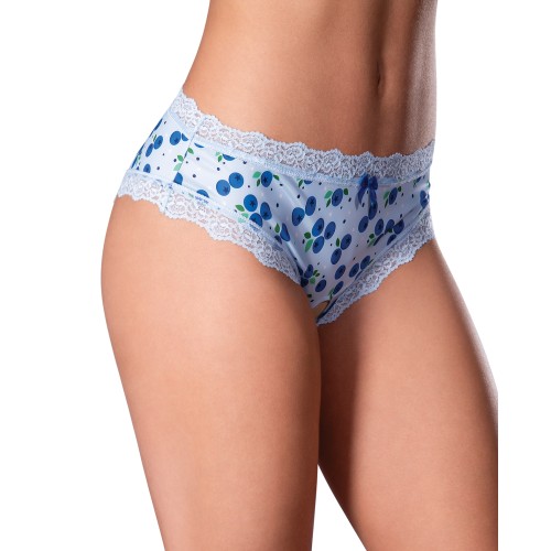 Short Crotchless Sweet Treats con Lubricante de Arándano S/M