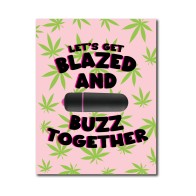 420 Foreplay Greeting Card with Vibrator for Fun Surprises