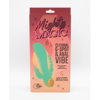 Mighty Magic Clit G-Spot Anal Vibrator Aqua