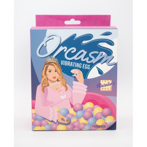 Natalie's Toy Box Orcasm Remote Controlled Egg Vibrator - Pink