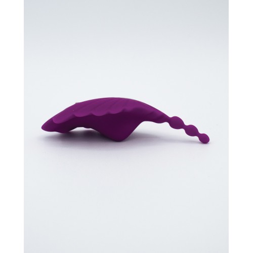 Natalie's Toy Box Shell Yeah Remote Controlled Panty Vibrator Purple