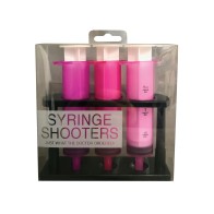 Syringe Shooters - Pink Set of 3