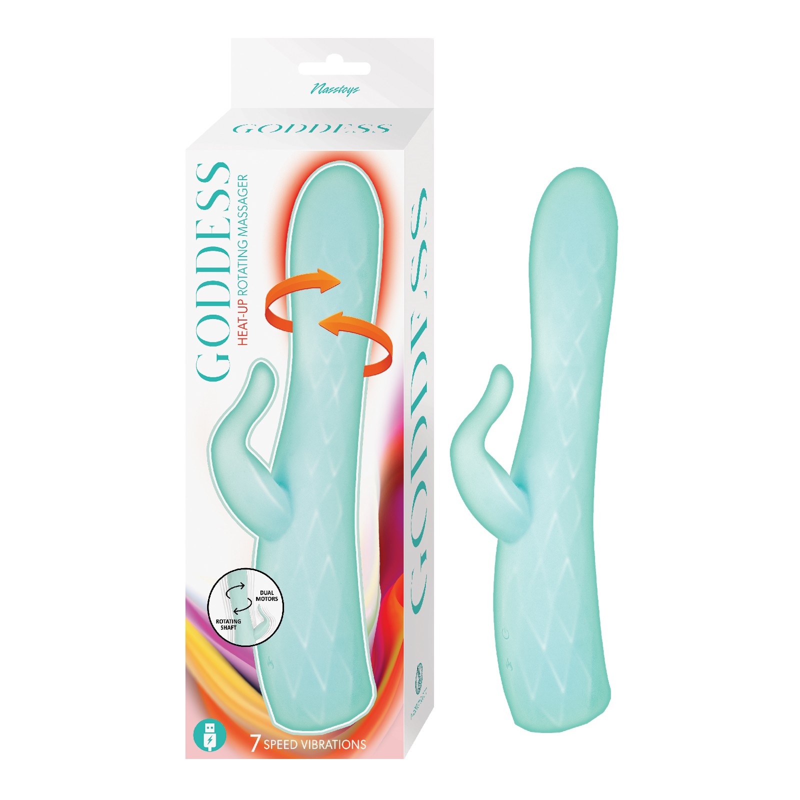 Vibrador Goddess Calentador y Rotatorio Aqua