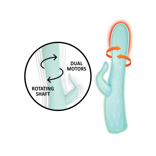 Goddess Heat-Up & Rotating Vibrator Aqua