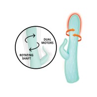 Goddess Heat-Up & Rotating Vibrator Aqua