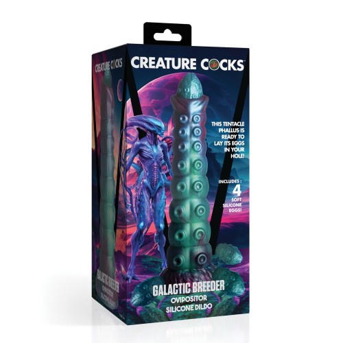 Creature Cocks Galactic Breeder Dildo with Eggs