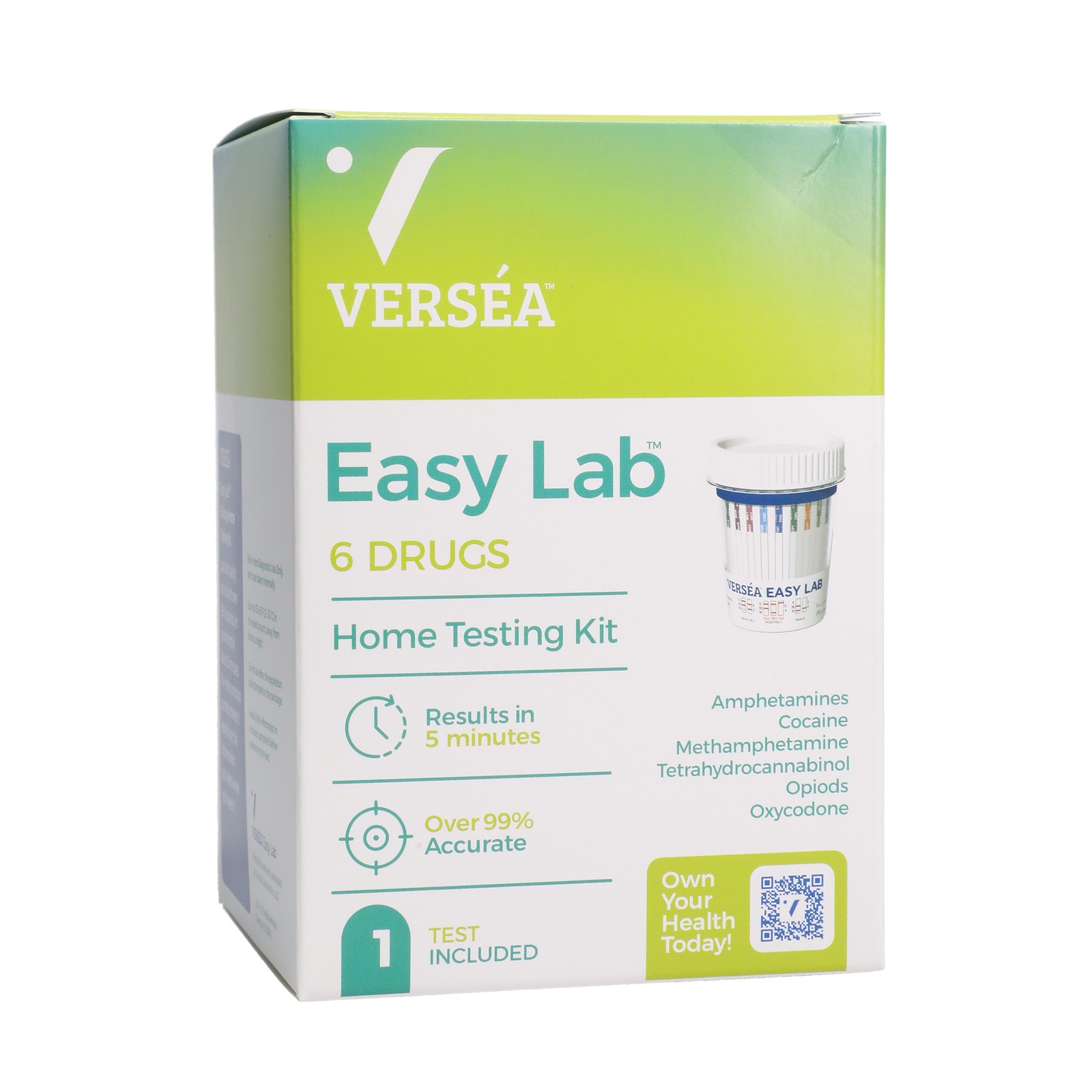 Copa de Prueba de Drogas Versea EasyLab 6 Paneles