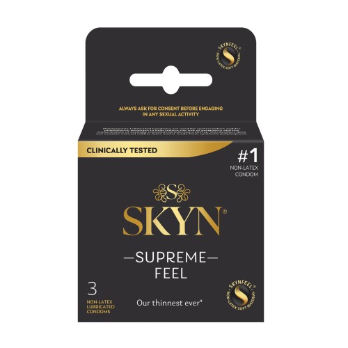 Lifestyles SKYN Supreme Feel Condoms Pack of 3