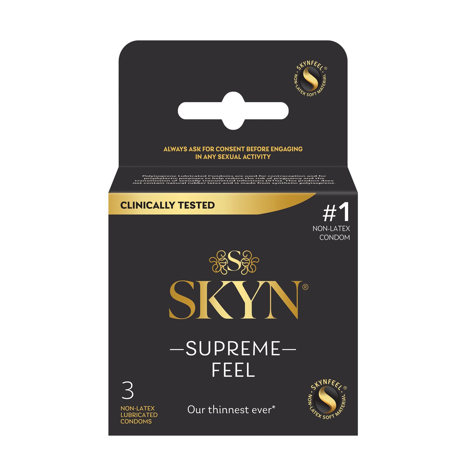 Condones Lifestyles SKYN Supreme Feel Paquete de 3