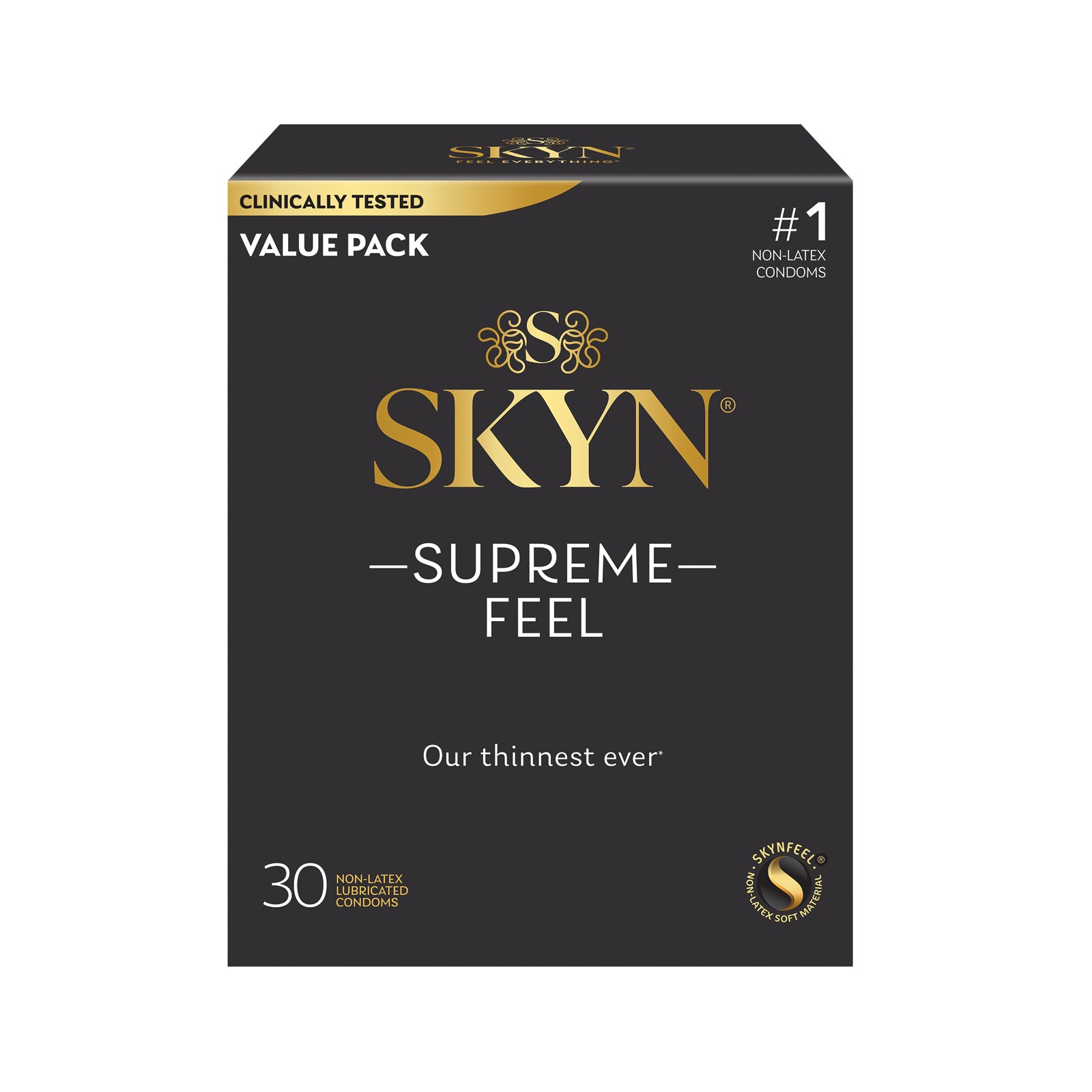 Condones Lifestyles SKYN Supreme Feel - Paquete de 30