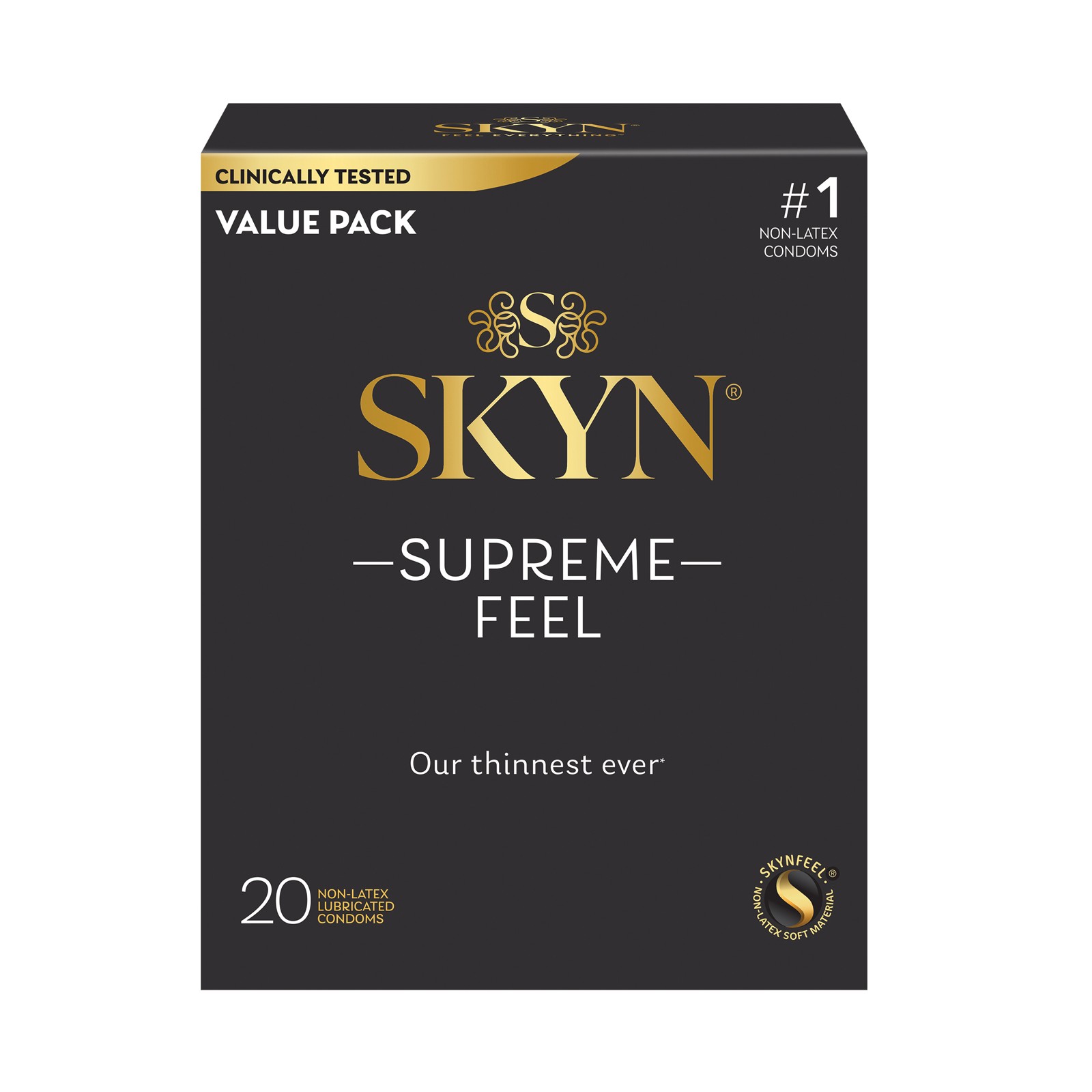 Lifestyles SKYN Supreme Feel Condoms - Pack of 20